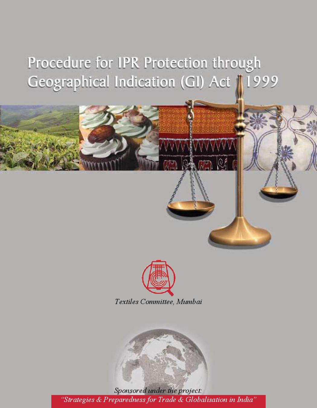  Procedure for IPR protection through GI Act